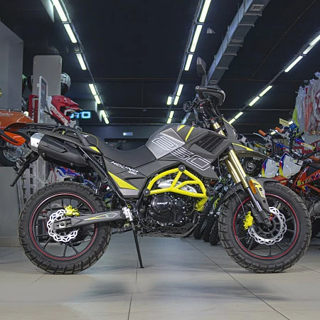 Мотоцикл турэндуро ROCKOT HOUND 250 (черный/желтый, ЭПТС)