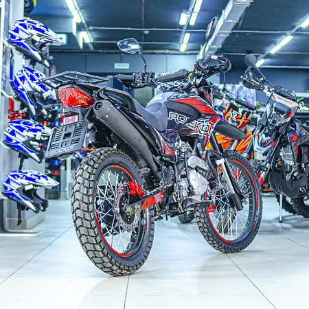 Мотоцикл эндуро ROCKOT XR250 (черный/красный, 21/18, ЭПТС)
