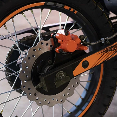 Мотоцикл эндуро ROCKOT XR250 (черный/оранжевый, 21/18, ЭПТС)
